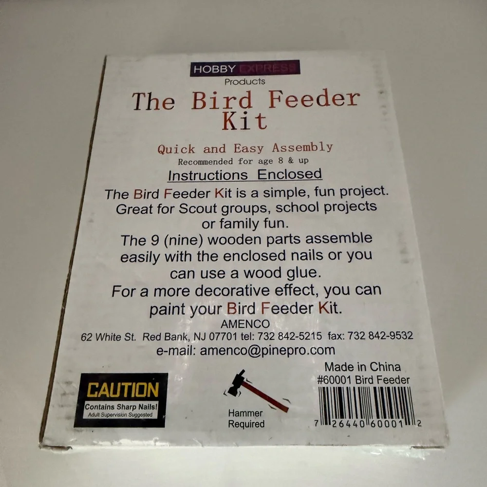Bird Feeder Kit NEW